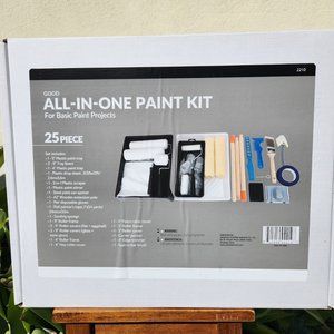 NEW 25 Piece Painting Tools Paint Roller DIY Home Improvement Supplies brushes